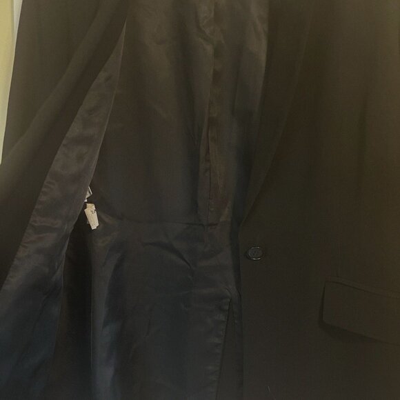 Jones New York Black Blazer Women’s Size 8 One Button Career Jacket USA - Picture 5 of 15